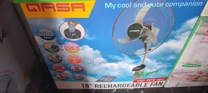 Gasa 18-Inch Rechargeable Fan, Qrf7918 Vigor. Ac/Dc