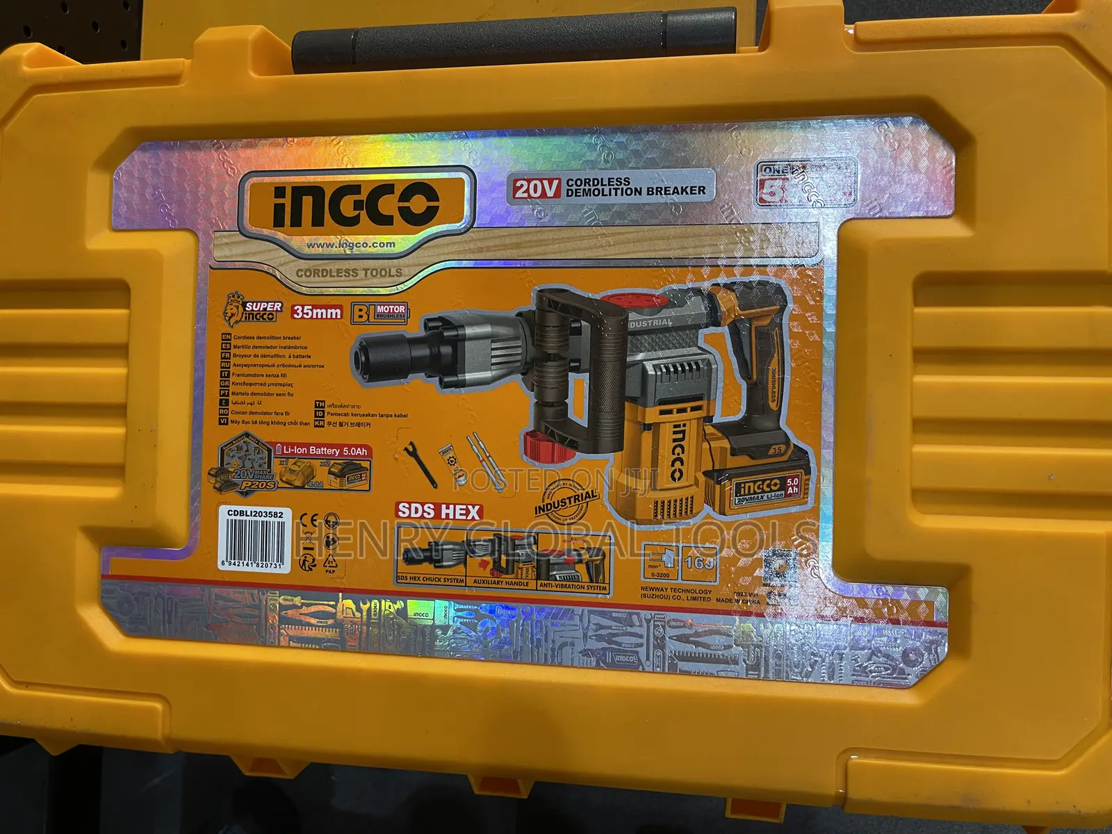 1300w Ingco Demolishing Breaker Machine