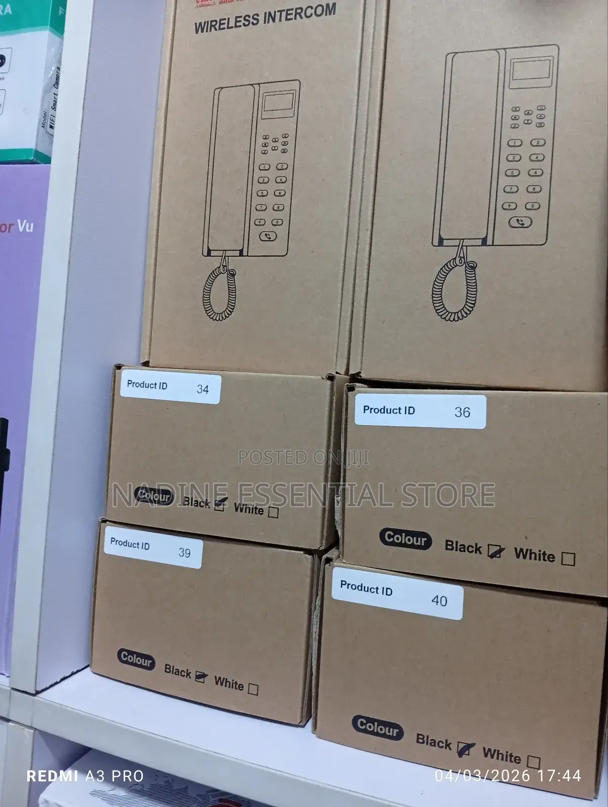 Display Wireless Intercom Phone
