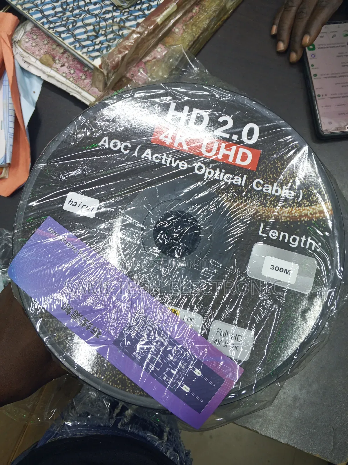 300m Hdmi Optic Fiber Cable Uhd Speed