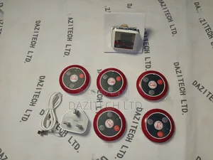 Wireless Calling System Watch Receiver + 5pcs Call Button