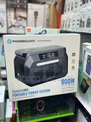 Powerology Dynamic 800w Portable Power Station – Long-Life Battery