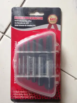 6-Piece Broken Screw/Pipe Extractor Set