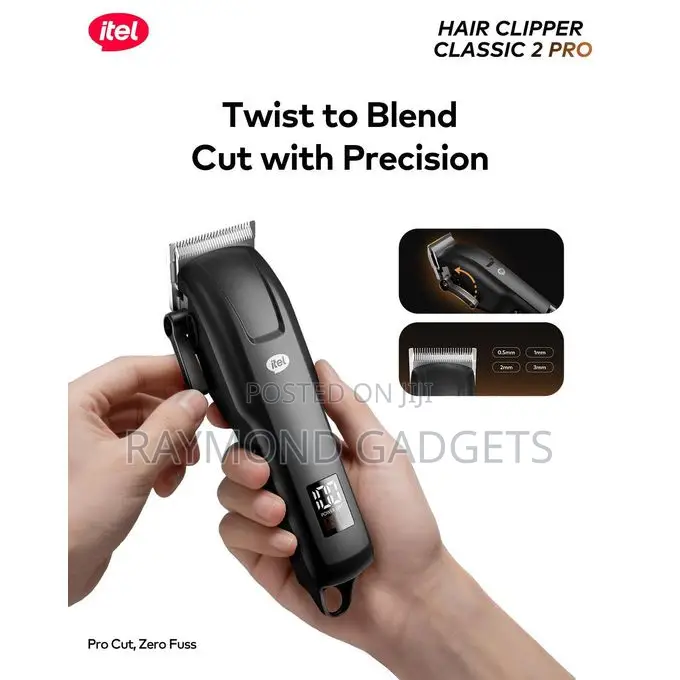 Itel Classic 2 Pro Hair Clipper – 2000mah, 240min Runtime Ihc-33pro