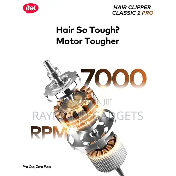 Itel Classic 2 Pro Hair Clipper – 2000mah, 240min Runtime Ihc-33pro