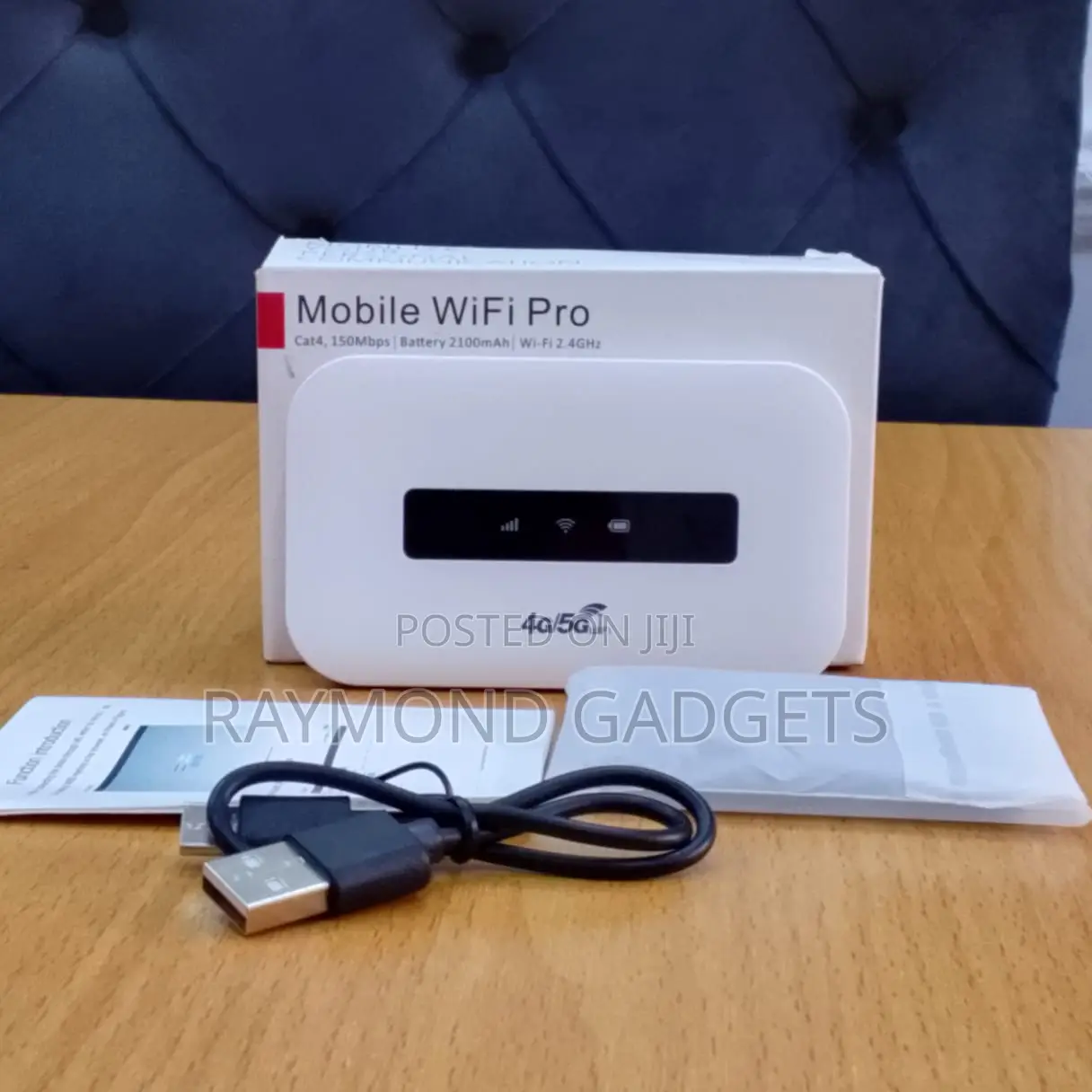 Mobile Wifi Pro 4g Lte Router – 150mbps, 2100mah, 10 Users