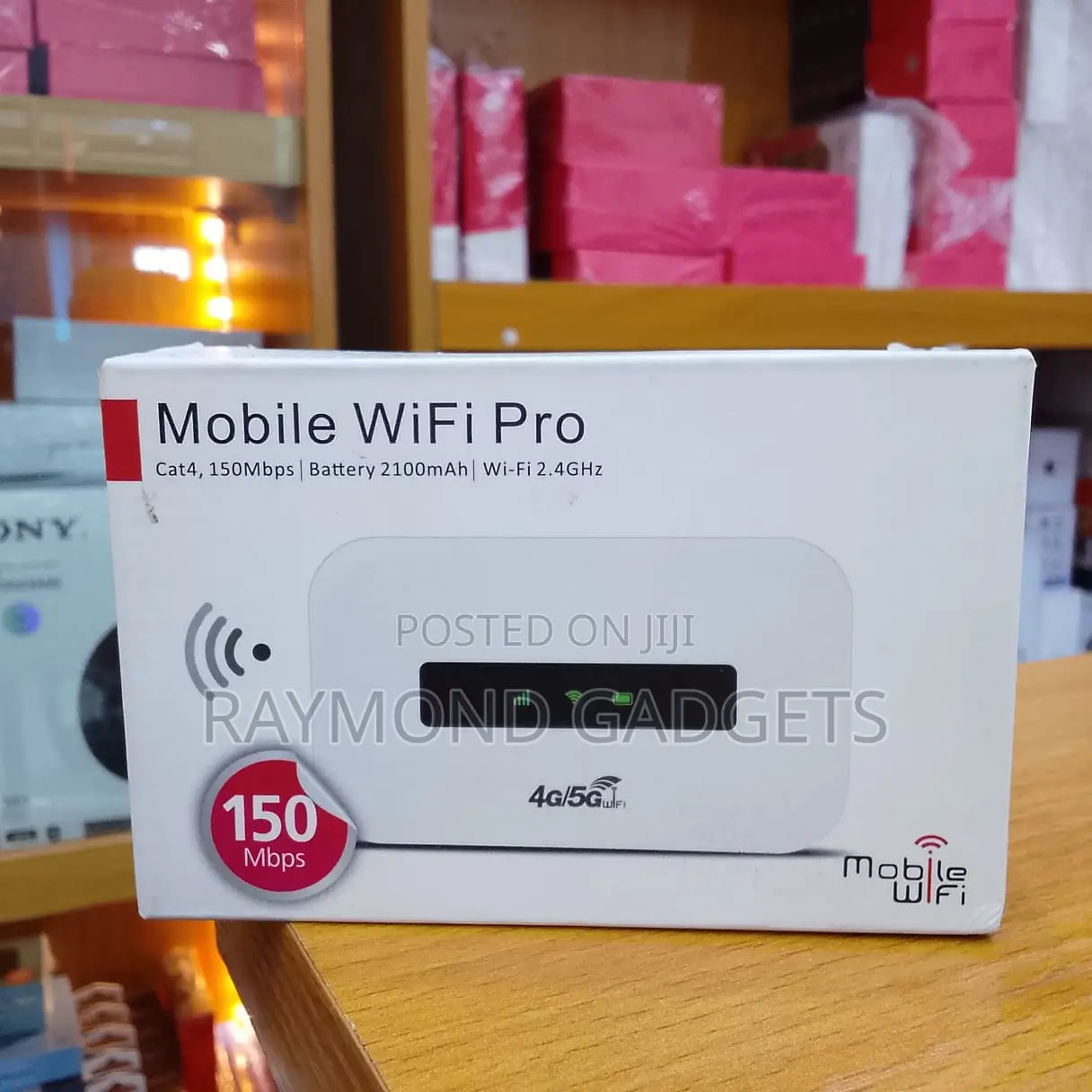 Mobile Wifi Pro 4g Lte Router – 150mbps, 2100mah, 10 Users