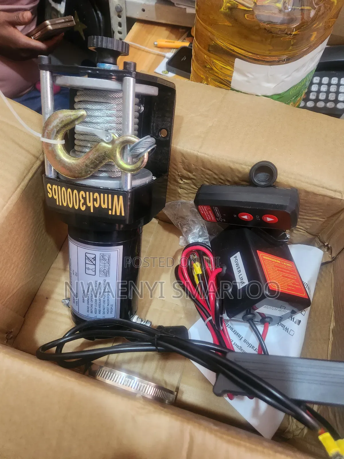 12v 500kg Wire Winch