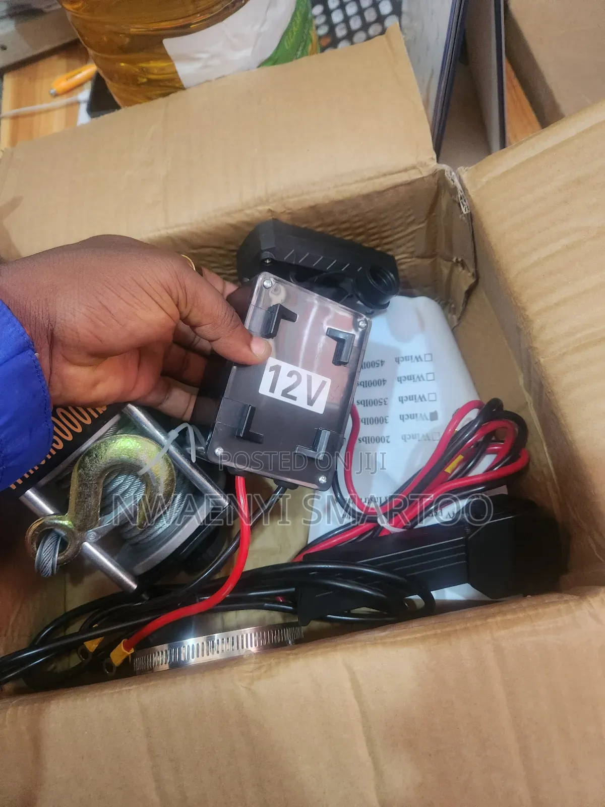 Heavy Duty Battery Power 12v Wire Winch