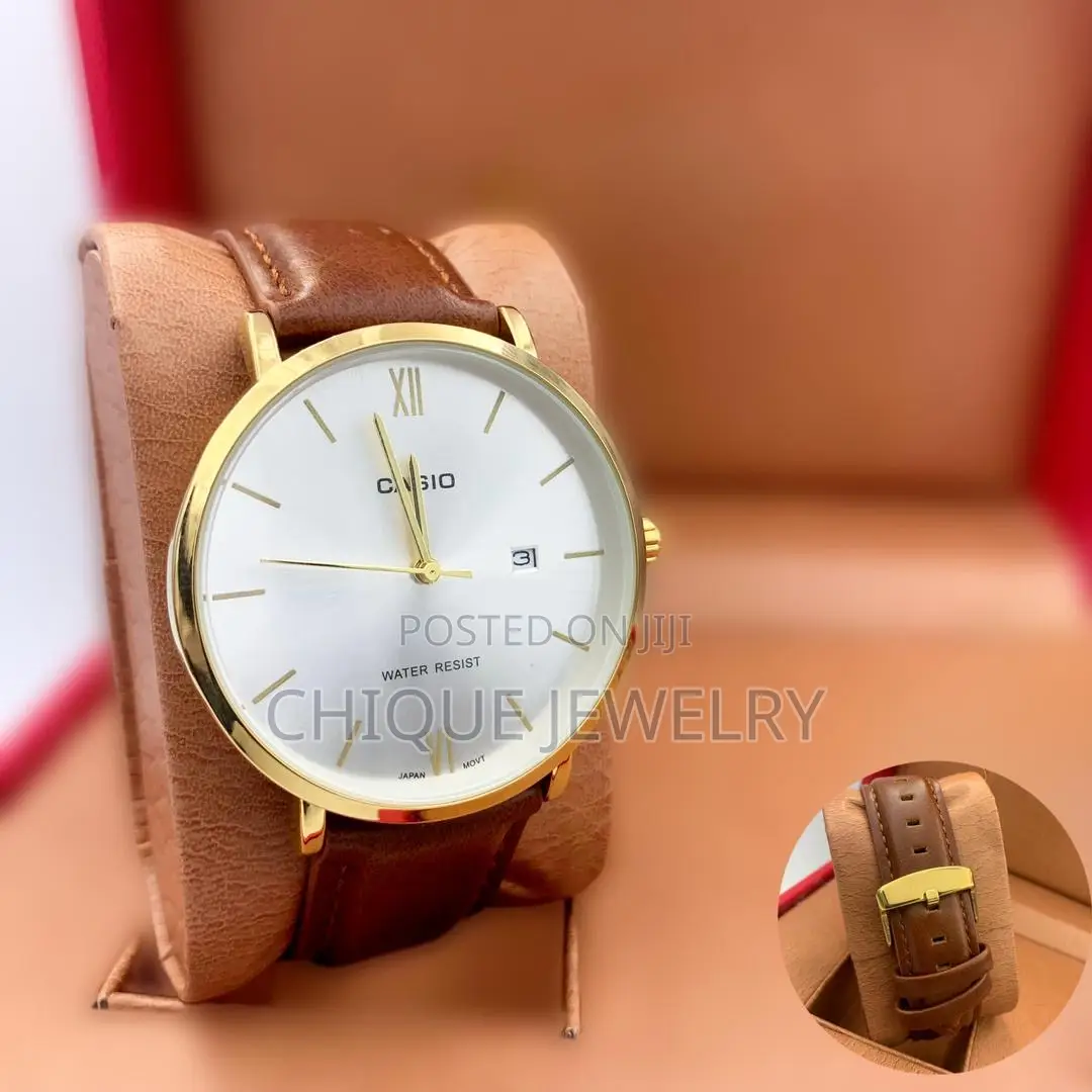 Casio Leather Watch