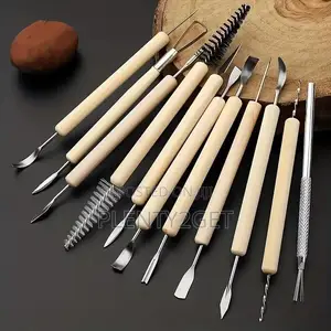11pcs Ceramic Sculpting Tool Set, Double-Sided Polymer Clay Tools With