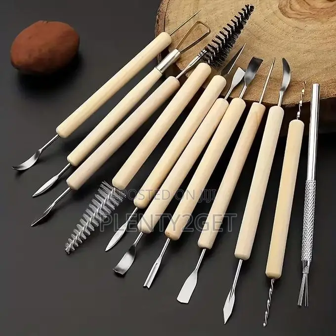 11pcs Ceramic Sculpting Tool Set, Double-Sided Polymer Clay Tools With