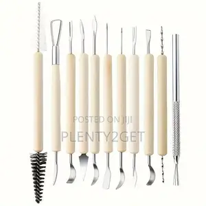 11pcs Ceramic Sculpting Tool Set, Double-Sided Polymer Clay Tools With