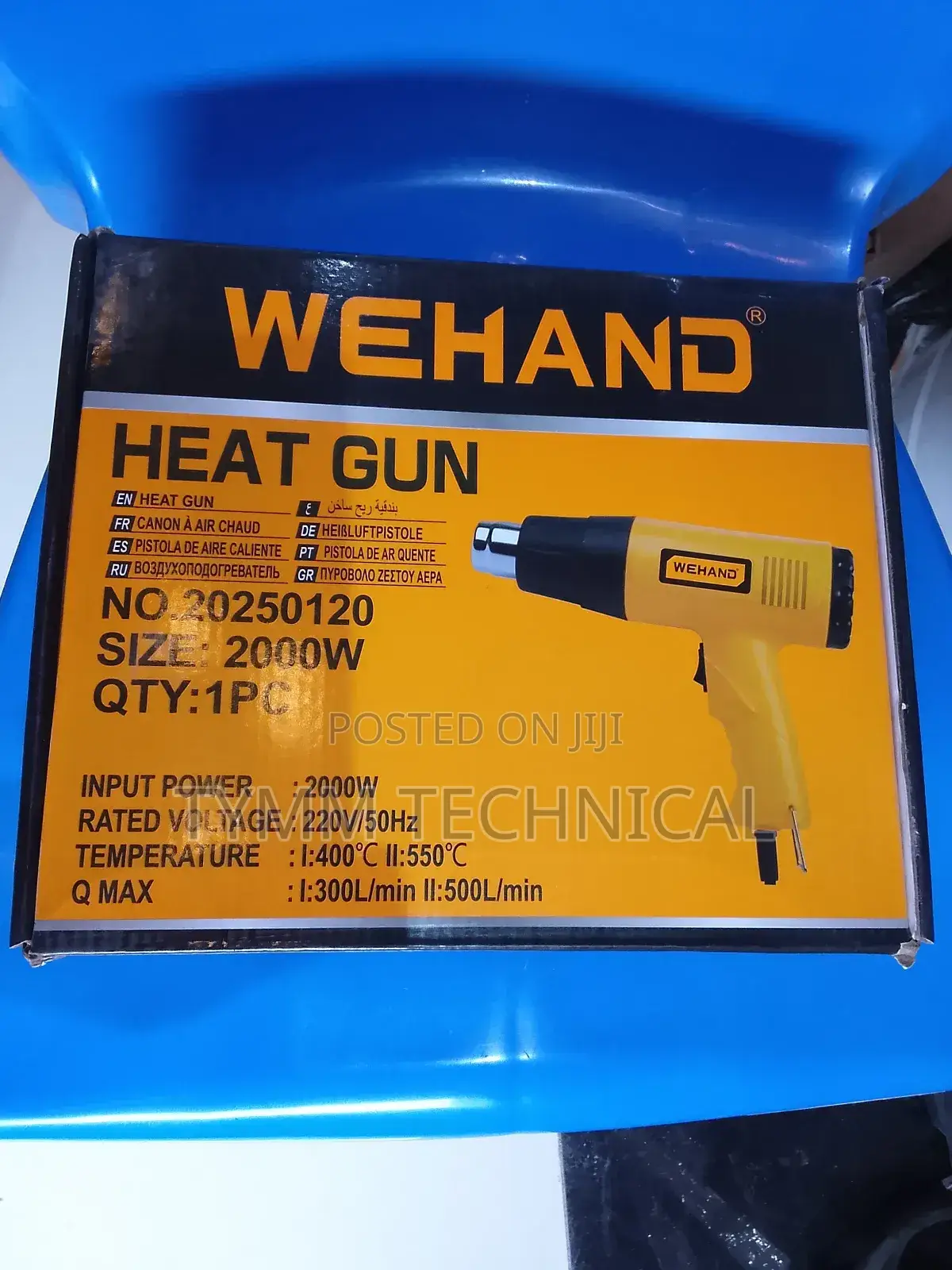 Wehand 2000w Professional Hot Air Gun