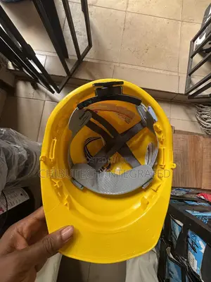 Yellow Industrial Safety Helmet Msa