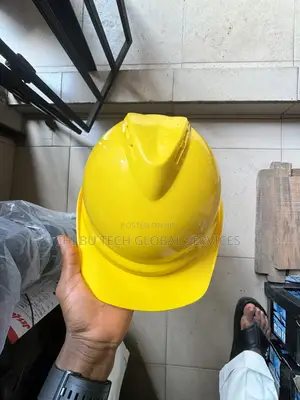 Yellow Industrial Safety Helmet Msa