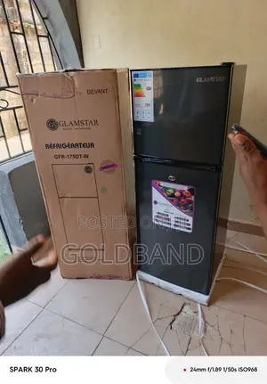 Glamstar 175l Fridge – Energy Saving Double Door