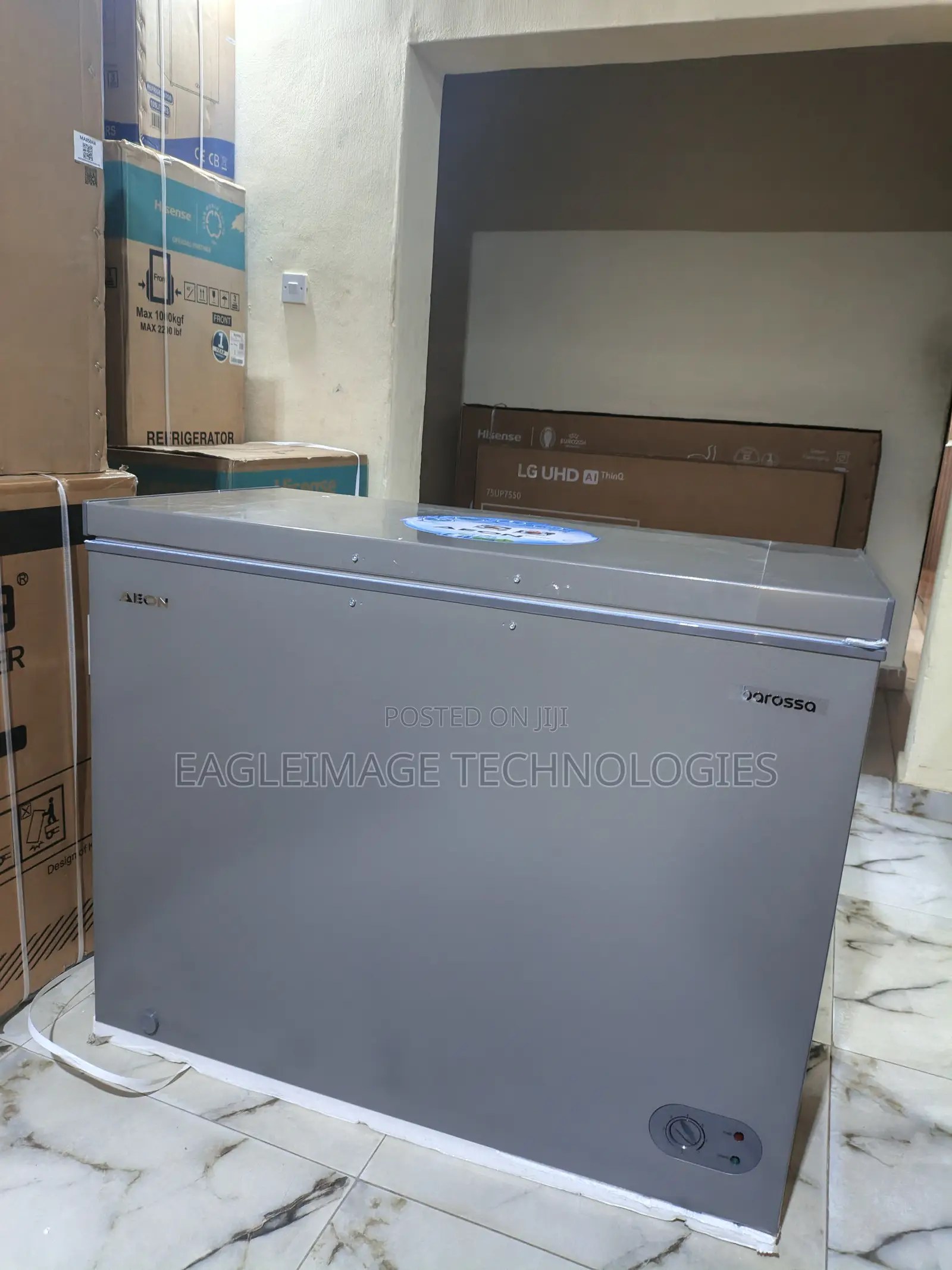 Aeon Acf250gk Single Door Chest Freezer - Grey