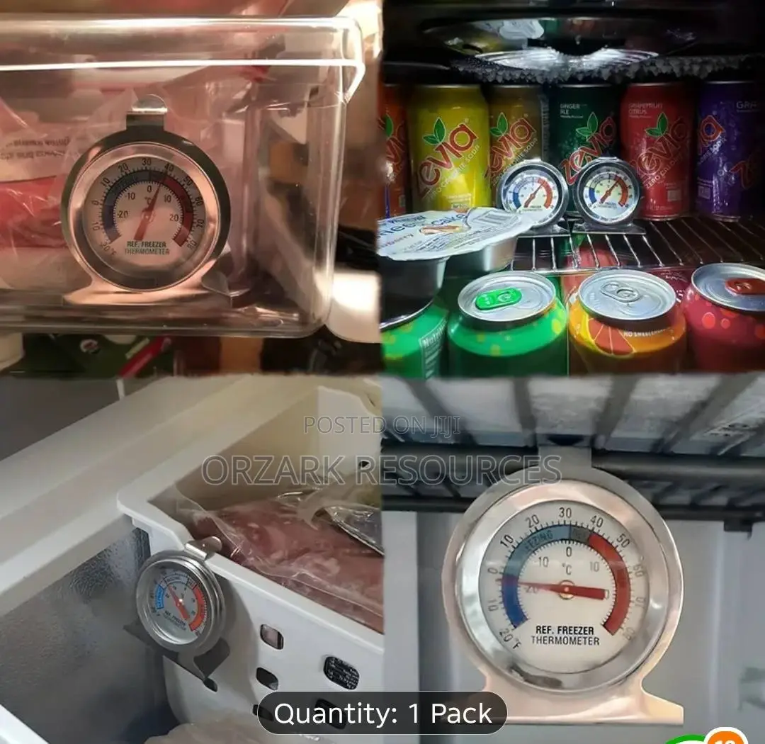 Stainless Steel Refrigerator / Freezer Thermometer