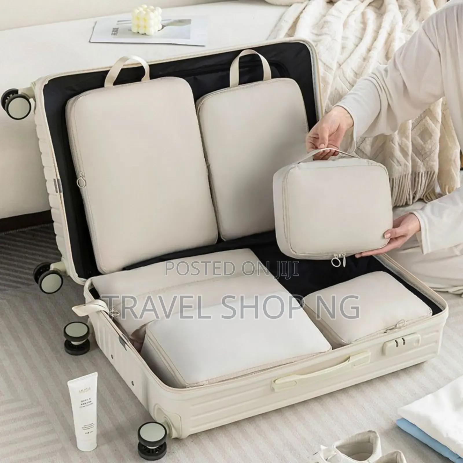 6-in-1 Compression Packing Cubes For Luggage Space Saving