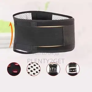 Adjustable Relaxation Lumbar Support Belt - Comfort Back Brace With He