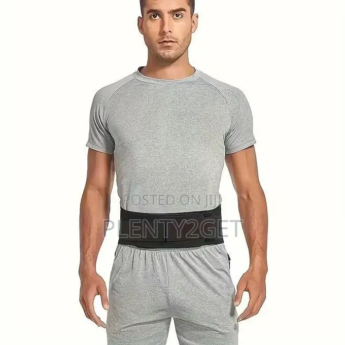 Adjustable Relaxation Lumbar Support Belt - Comfort Back Brace With He