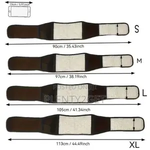 Adjustable Relaxation Lumbar Support Belt - Comfort Back Brace With He