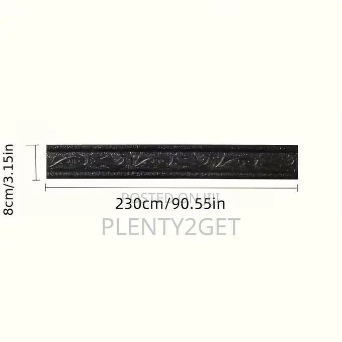 3d Self-Adhesive Waterproof Wall Sticker Roll – Elegant Decorative Ski