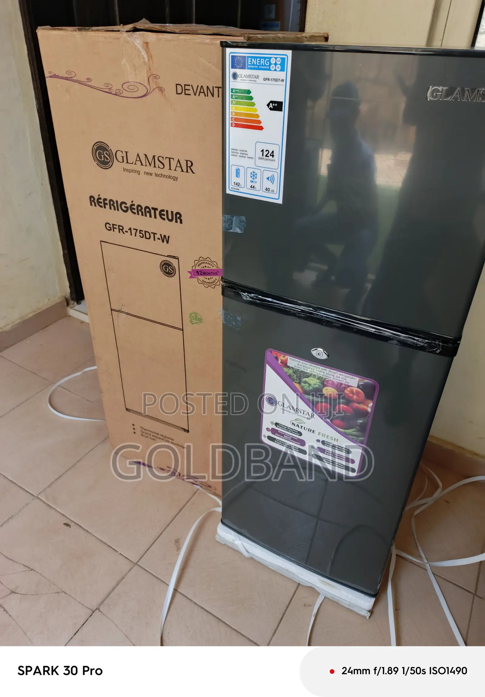Glamstar 175l Double Door Refrigerator – Advanced Cooling