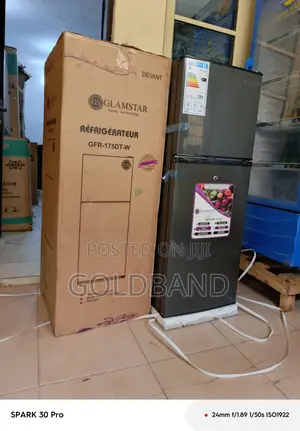 Glamstar 175l Double Door Fridge – Powerful Cooling System