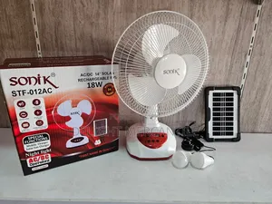 Sonik Solar Rechargeable Fan