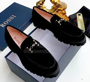 Rossi Suede Loafers Chunky Sole Shoes