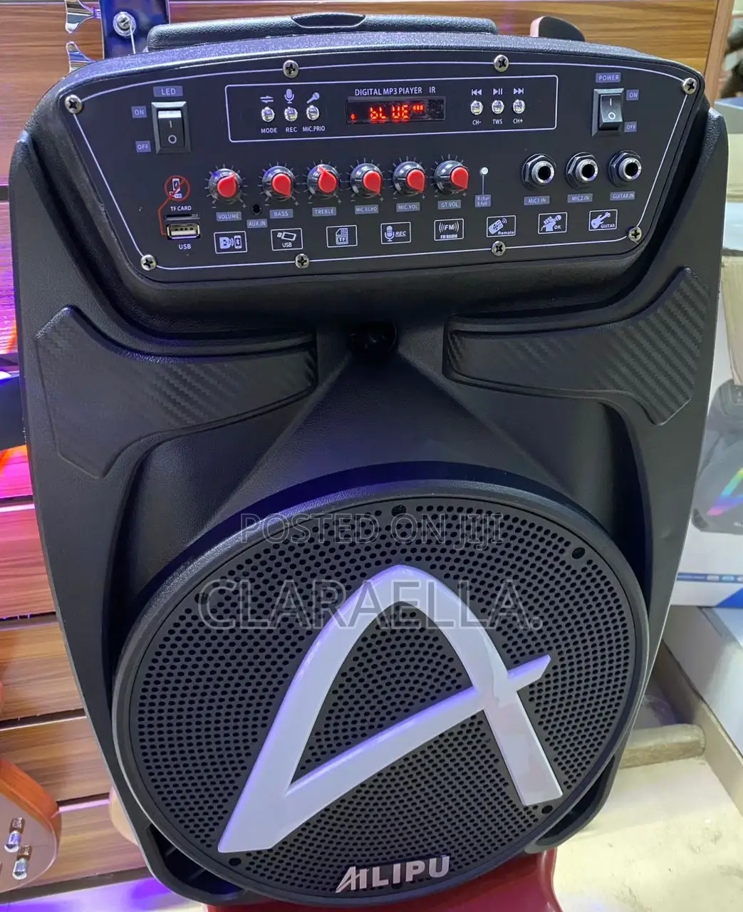 Ailipu Portable Karaoke Pa Speaker System Featuring Bluetooth