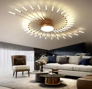 Shaped Led Ceiling Lamp Modern Living Room Light Home