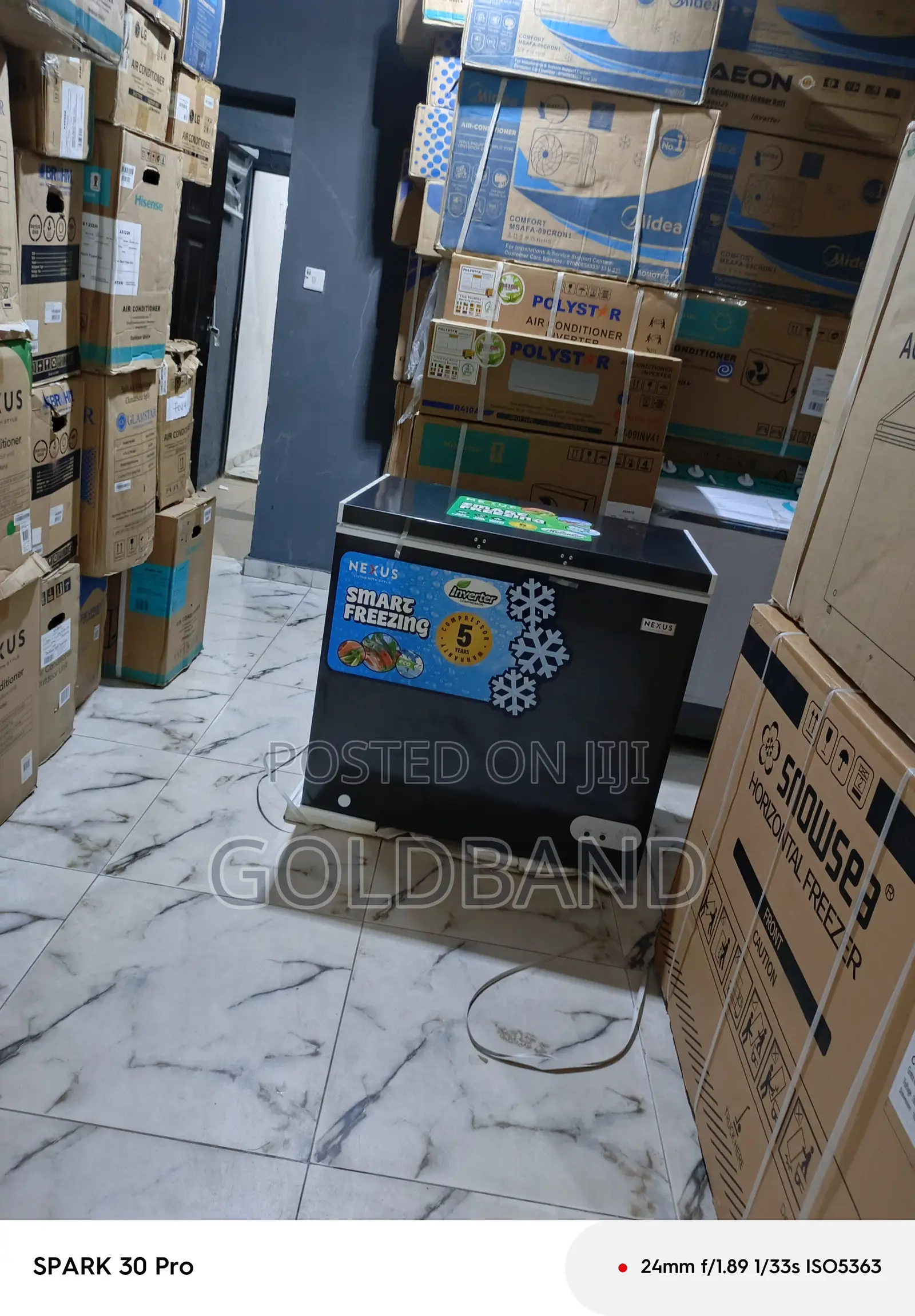 Nexus 205l Inverter Freezer – Silent Operation
