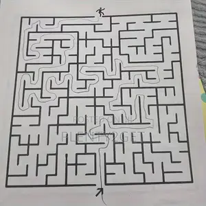 Intermediate Edition Maze Puzzle Book – Boost Focus, Logic Thinking