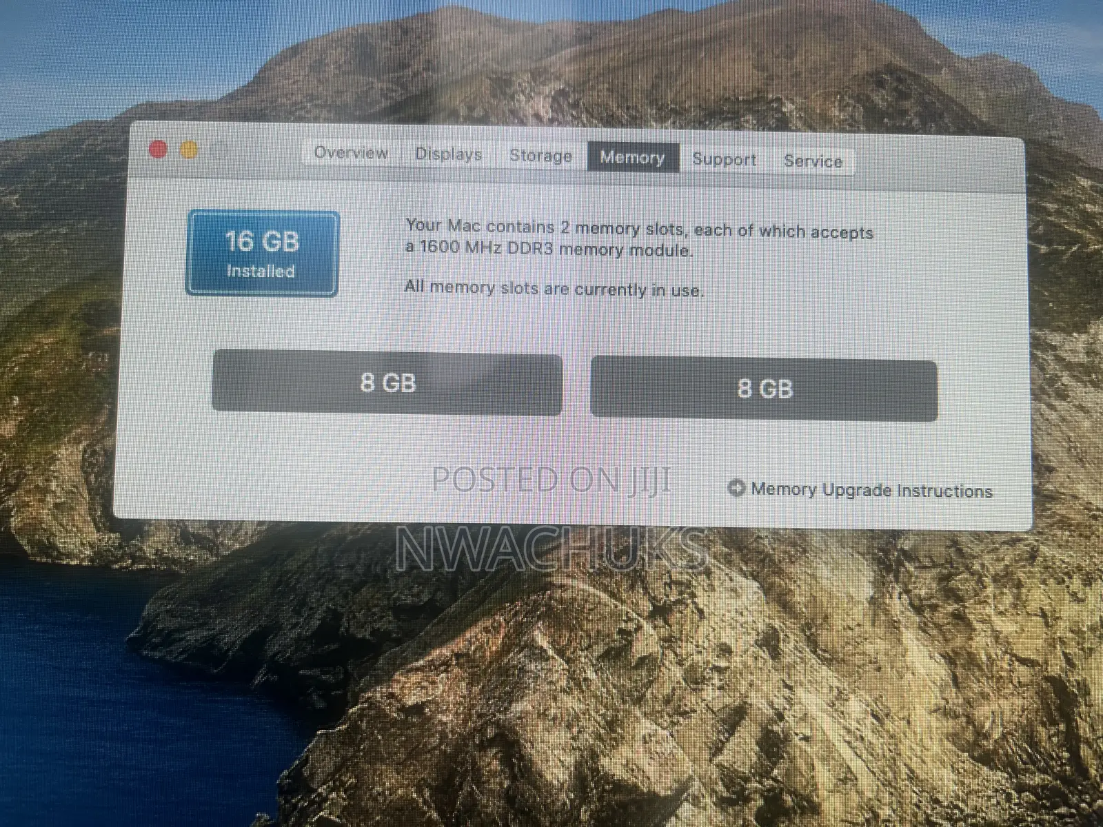 Desktop Computer Apple iMac 16GB Intel Core i7 SSD 128GB