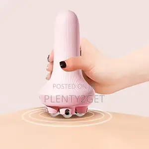 1pc, Handheld Body Massager for Round Roller Balls -Relaxes Abdomen