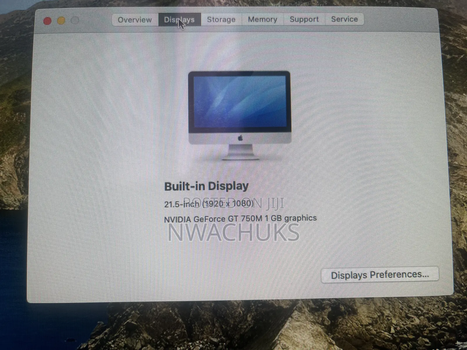 Desktop Computer Apple iMac 8GB Intel Core i5 SSD 256GB