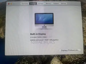 Desktop Computer Apple iMac 8GB Intel Core i5 SSD 256GB