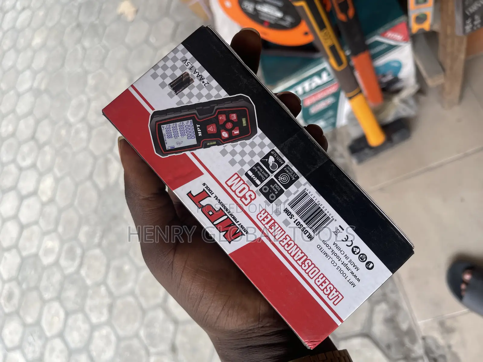 50m MPT Digital Laser Tape