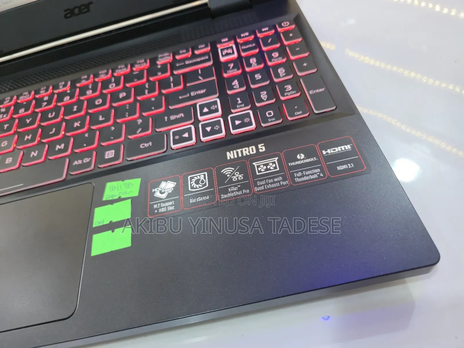 Laptop Acer Nitro 5 16GB Intel Core i7 SSD 1T