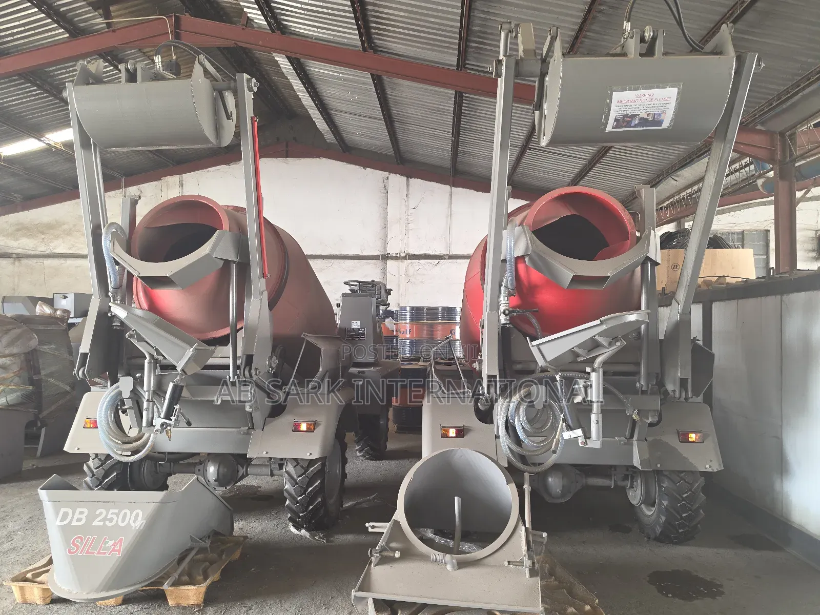 Db2500 Silla Self Loading Concrete Mixer (Made In Italy)