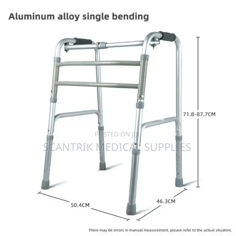 Lightweight Folding Walking Frame Without Wheels