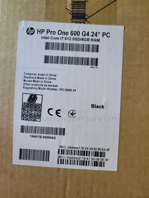 New Desktop Computer HP AiO 24 8GB Intel Core i7 SSD 512GB