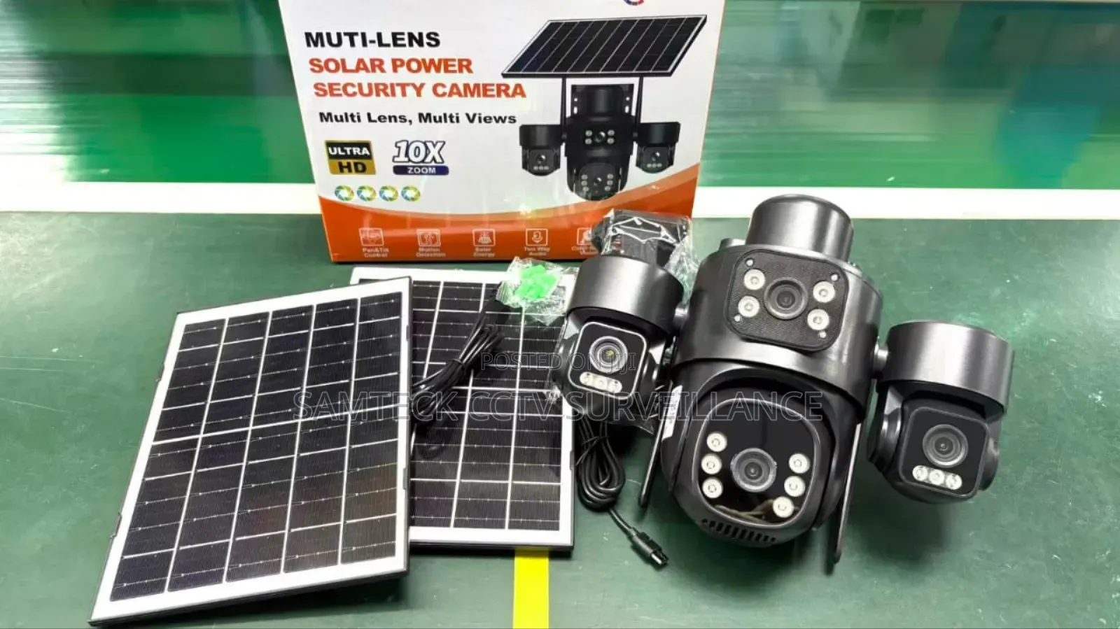 Multi Lens Solar PTZ Camera