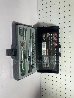 Force 2203-9 1/4” Dr 4–14mm Metric Socket Set – 19pcs