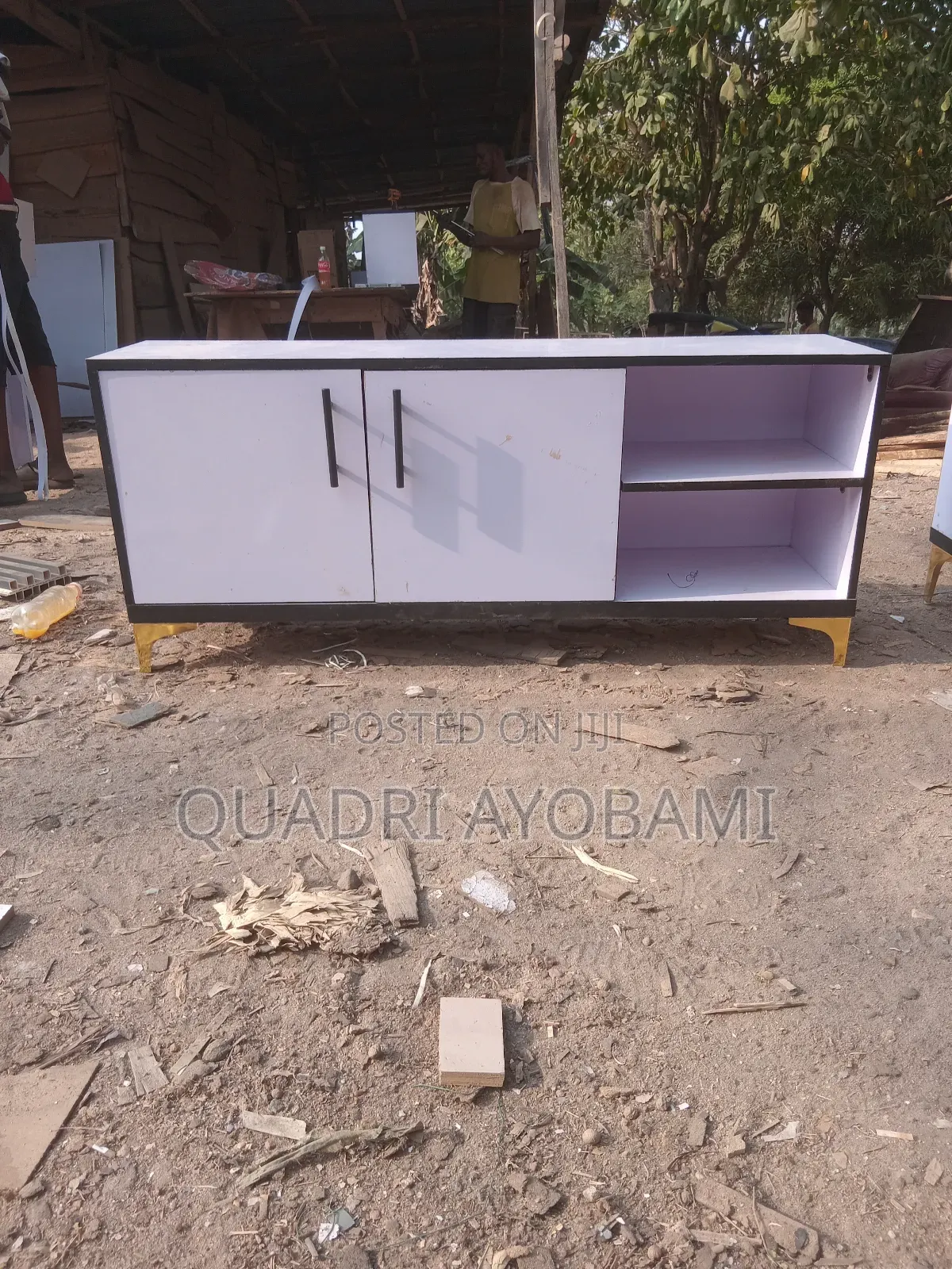 Tv Stand Is Available Two Door and Open Place