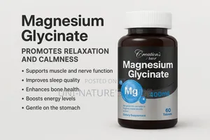 Creation's Flair. Magnesium Glycinate 400mg by 60 Tablets