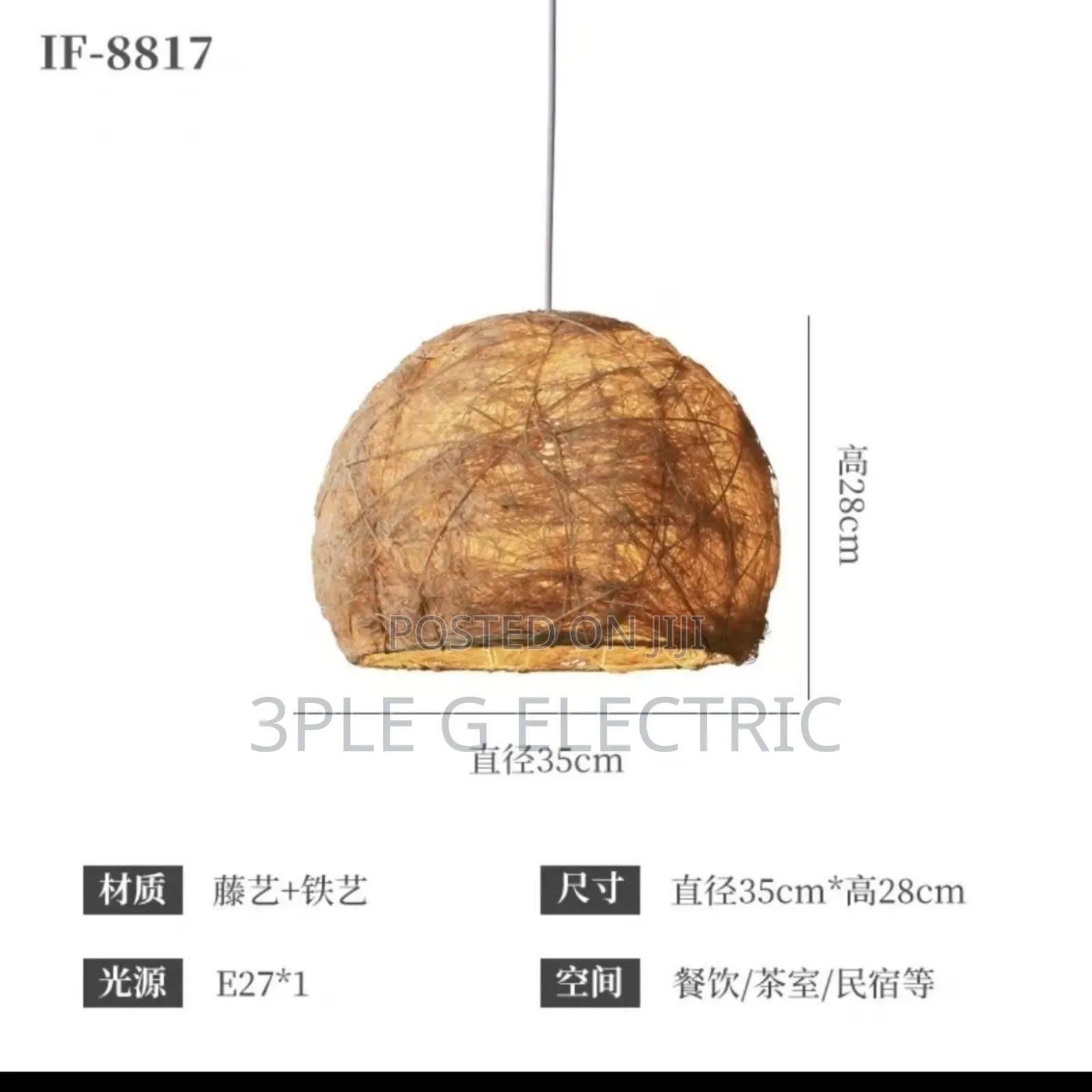 Nest Designed Dropping Pendant